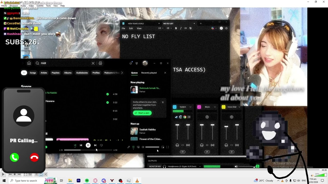 Bonnie Caught Hardstuck Reacting To Barky Clips While She Was Offline
