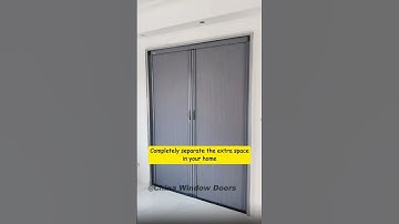 Invisible partition doors that can be installed in 10 minutes without drilling.#slidingdoors