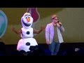 Josh Gad and Olaf perform "In Summer" at Frozen FANdemonium, D23 Expo 2015