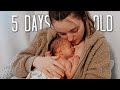 REAL Newborn Night Routine! (5 DAYS OLD!)