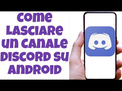 Come Lasciare un Canale Discord su Android