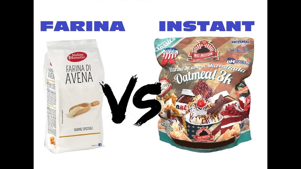 Differenza Farina di Avena e Avena Istantanea 