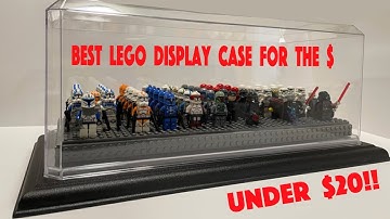 Lego Minifigure Display Case, Under $20!!!