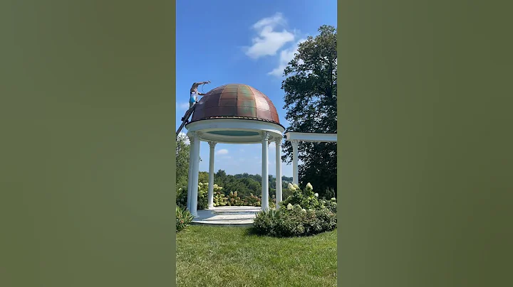 Lets make this new roof look like an old copper roof, minutes instead of a decade