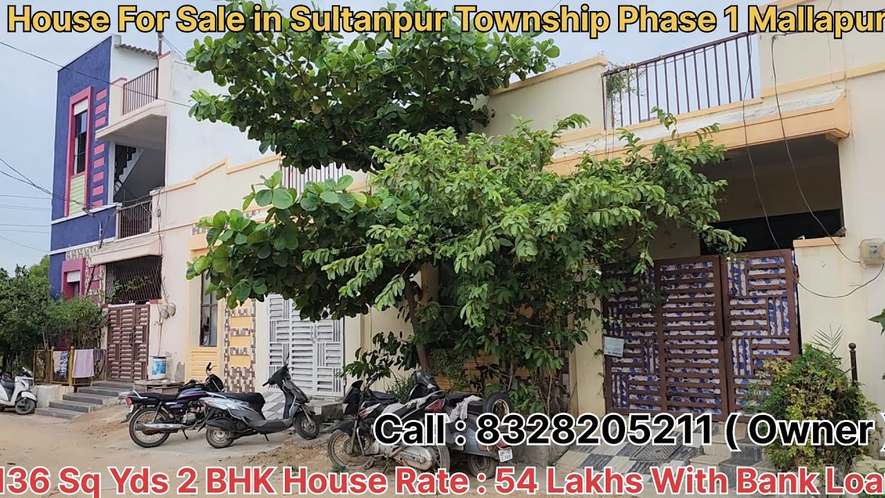 Direct Owner House For Sale at Sultanpur Township Balapur Mallapur Hyderabad 136 Sqyds 2 BHK #house