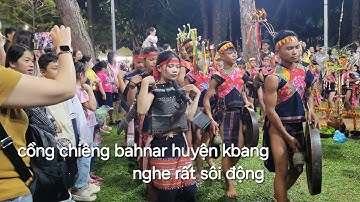 cồng chiêng giao lưu nghê nhận đến từ bahnar xã tơtung huyện kbang nghe rất sôi động