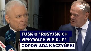 Mocne oskarżenia ze strony Tuska pod adresem PiS. Odpowiedź Kaczyńskiego @TVN24