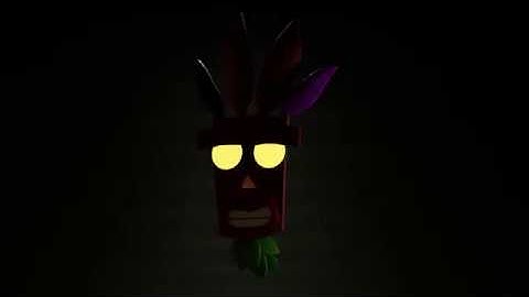Blender 2.82 Timelapse / AKU AKU - Crash Bandicoot