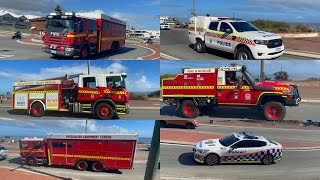 Fire Truck and Police Spotting in Scarborough WA