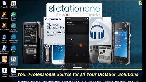 Olympus Dictation Recorder App with Olympus Dictation Management System