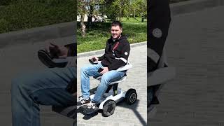 Мощная инвалидная коляска с электроприводом⚡️Грузоподъемность 150 кг💪Eco Koleso iGo💥
