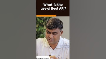 What is the use of Rest API? | Java Interview Question | #shorts #kiransir