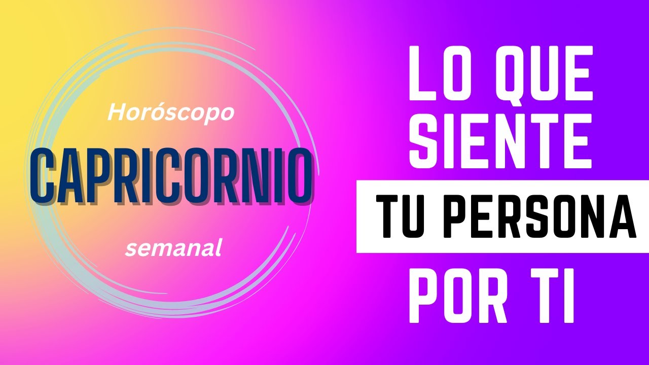 #𝐂𝐀𝐏𝐑𝐈𝐂𝐎𝐑𝐍𝐈𝐎 ♑‼️'VAS A FLIPAR CON ESTA LECTURAA! LO QUE SIENTE POR TI ...