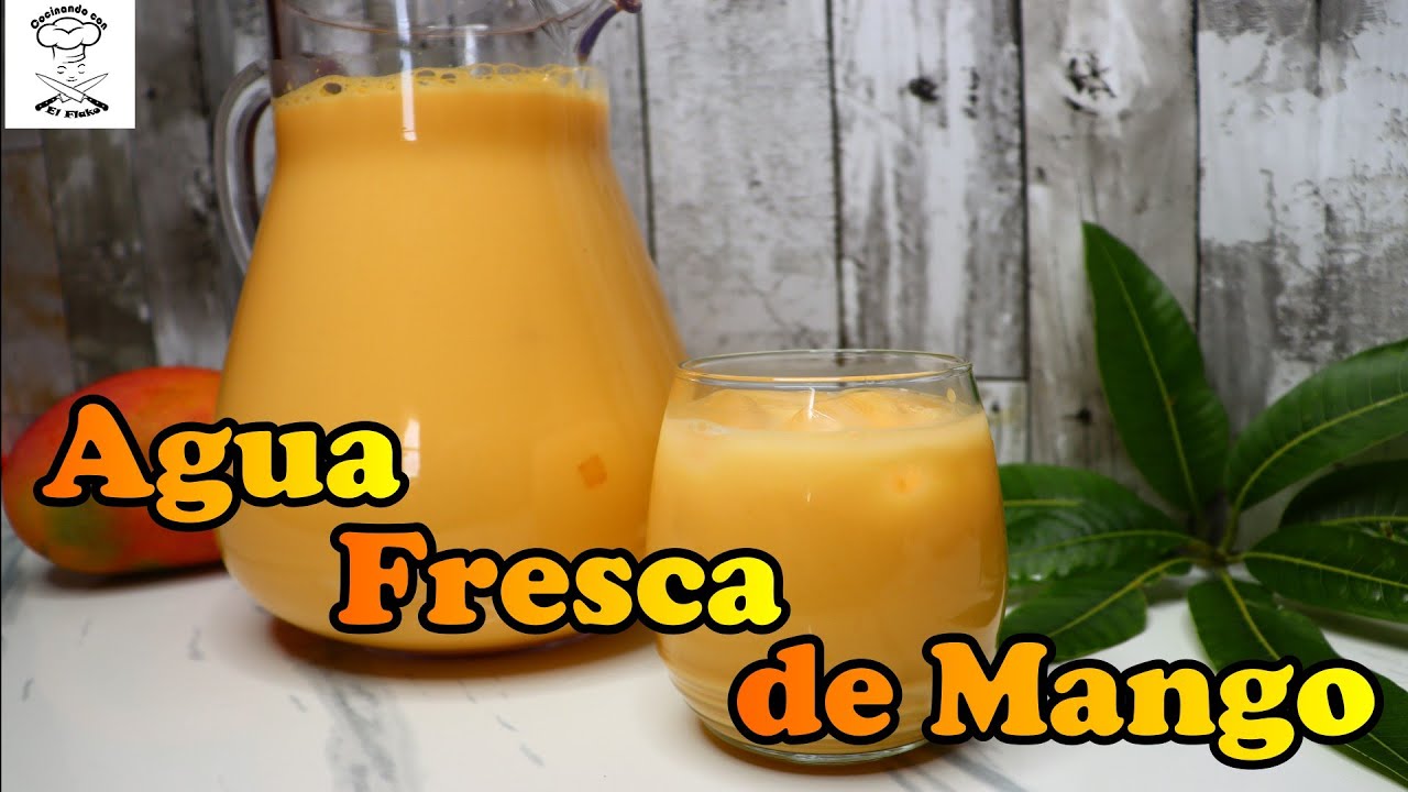 Como Preparar Agua Fresca De Mango www.youtube.com