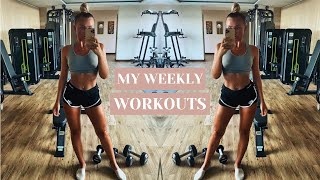 STAYING FIT DURING LOCKDOWN | My Weekly Workout Routine