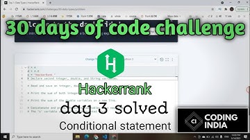 Hackerrank 30 days of code || hackerrank day 3 solution || data structure || hackerrank python