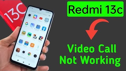 Redmi 13c video call Nehi ho raha, how to solve video call not working in redmi 13c, phone settings