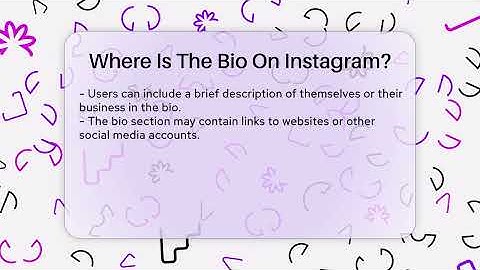 Where Is The Bio On Instagram? - Everyday-Networking