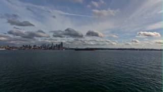 Bremerton to Seattle Ferry Time Lapse