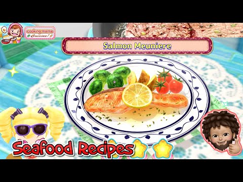 Cooking Mama: Cuisine! - Seafood Recipes | Salmon Meuniere