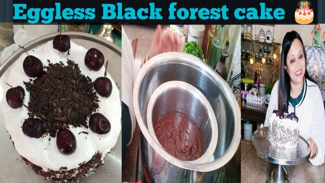 Black forest Cake 🍰 with out oven.                                    #blackforestcake