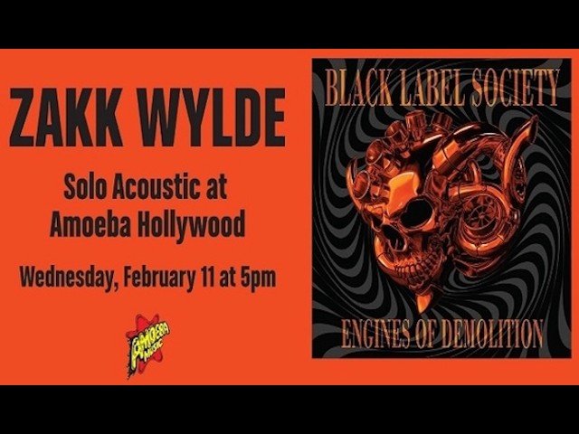 Zakk Wylde - Full Acoustic Set - Live at Amoeba Records 2026 - YouTube