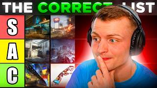 CORRECT MAP TIER LIST | WAW-BO7 AW-WW2