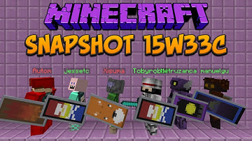 Minecraft 1.9 Snapshot 15w33c Shields, Shields & SHIELDS!!!