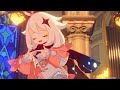 Paimon's amazing blush cutscene in Genshin Impact