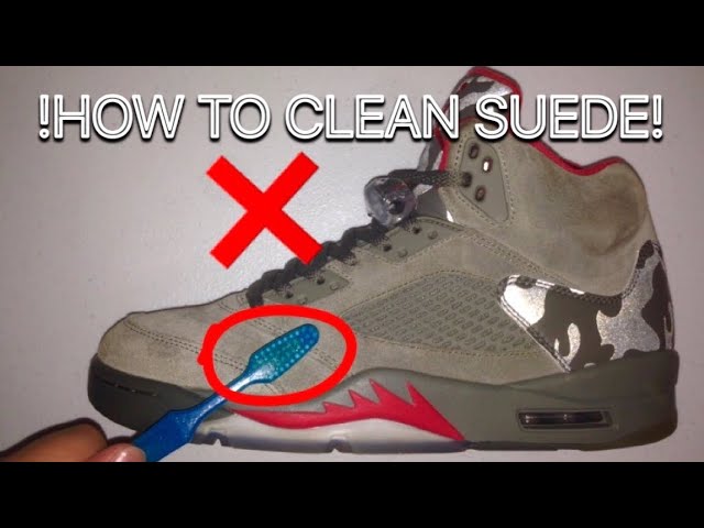 how to clean dirt off suede jordans