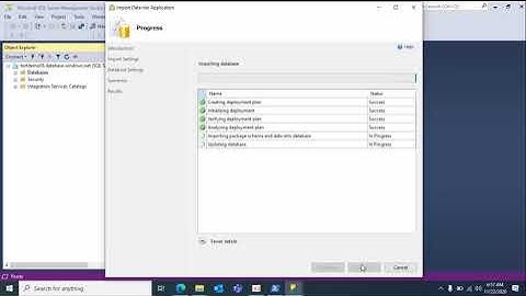 How To Import .BacPac File Into Azure SQL Server