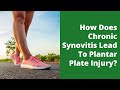 How Does Chronic Synovitis Lead To Plantar Plate Injury?