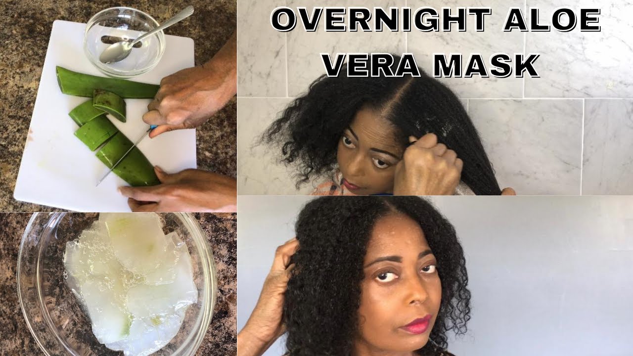 OVERNIGHT ALOE VERA HAIR MASK FOR HAIR GROWTH YouTube