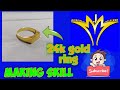 24k goldring #myanmar #goldring #jewellery #MyanmarJewelleryMaker