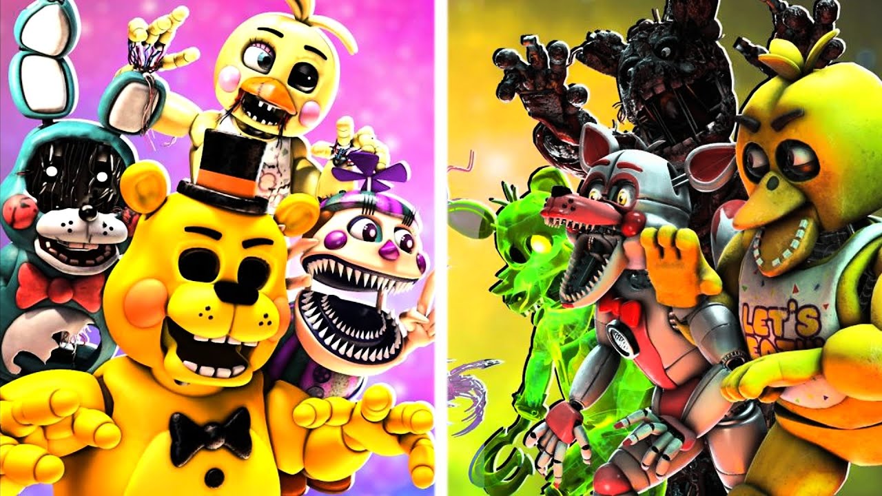 [SFM FNaF] Top 5 SCARY vs FNaF Fight Animations