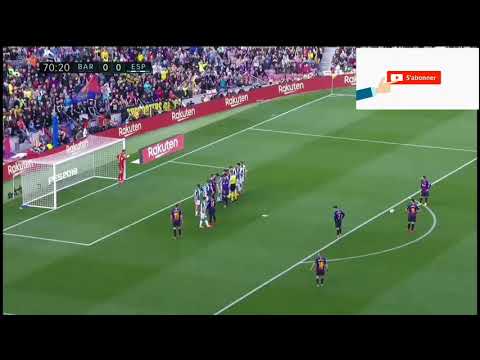 REGARDEZ LE MAGNIFIQUE COUP FRANC DE MESSI CONTRE ESPANYOL