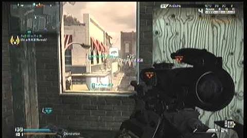 CoD GHOSTS Lynx Sniper Gameplay