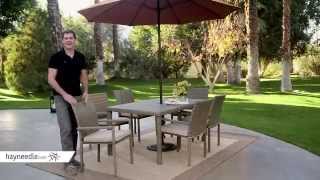 Coral Coast South Isle All Weather Wicker Natural Patio Dining Set Product Review Video Youtube