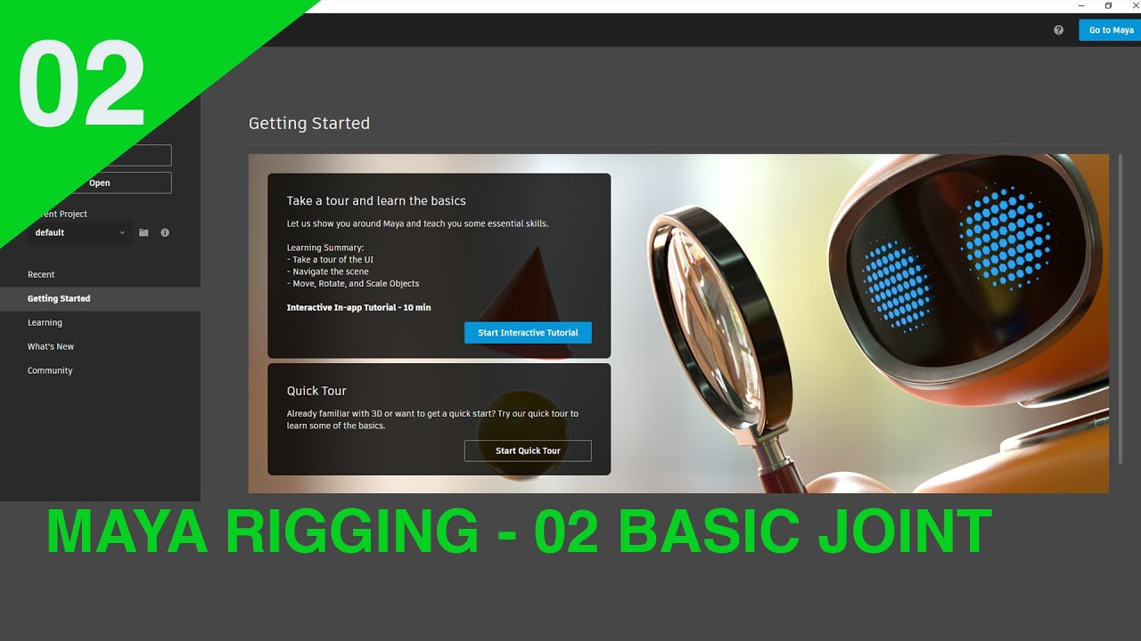 MAYA RIGGING | BÀI 02 : BASIC JOINT - YouTube