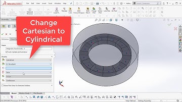 Plotting 3D EMS results in Cylindrical Coordinate System