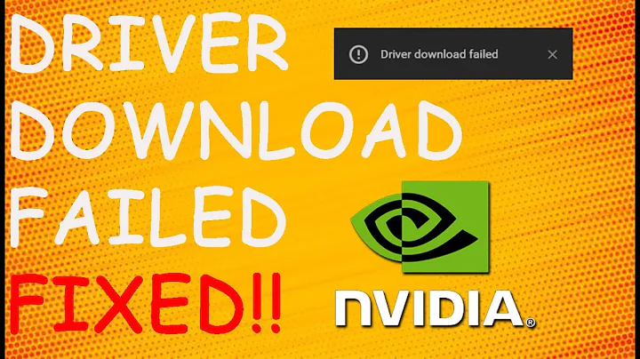 How To Fix Nvidia GeForce Experience Driver Download Failed Error