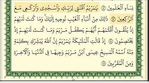 Al-i İmran Suresi 6. Sayfa - Eymen Suveyd Hoca سورة ال عمران كاملة ومكتوبة الشيخ ايمن رشدي سويد