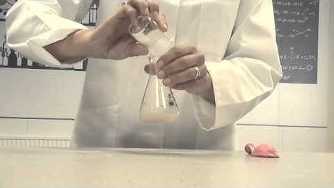 Demonstration of Keystage 3 Biology Experiment - Blow up a balloon with yeast