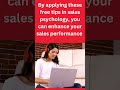 Sales Psychology 9 Free Tips to Increase Sales in 2023#shorts