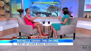 First Lady Michelle Obama on 'Good Morning America'