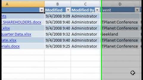 SharePoint Shepherd 2007 - Export A Library To An Excel Spreadsheet