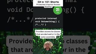 Protected internal Access Modifier - C# for .NET in 101 Shorts - 21 /101