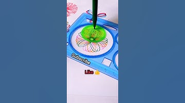 satisfying spirograph art shorts 😍l satisfying art #satisfyingart #viral