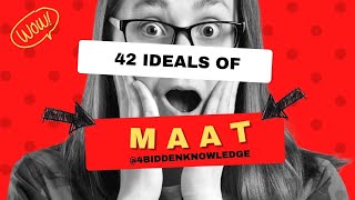 42 Ideals of MAAT | Positive Affirmations | 60 Minute Loop with Billy Carson Voice @4biddenknowledge