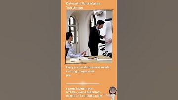 Unique every successful business needs a strong unique value proposition-unique business